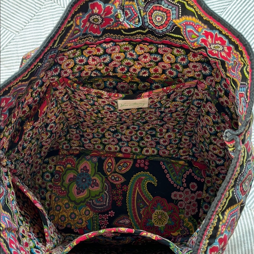 Vera Bradley Vibrant Floral Tote Bag - Picture 3 of 9